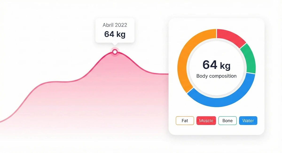 Evolución y métricas en Scorus app
